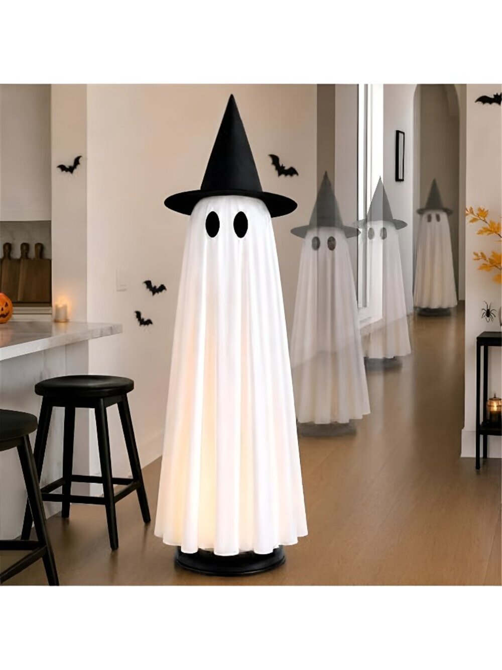 Halloween Decoration Indoor 46.5" Lighted Animated Floating Ghost